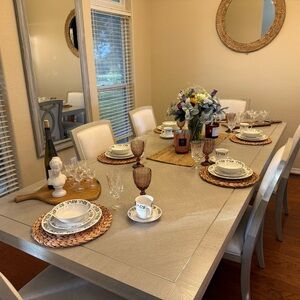 Vintage Gold lined Christmas Charm Gibson 44 pieces